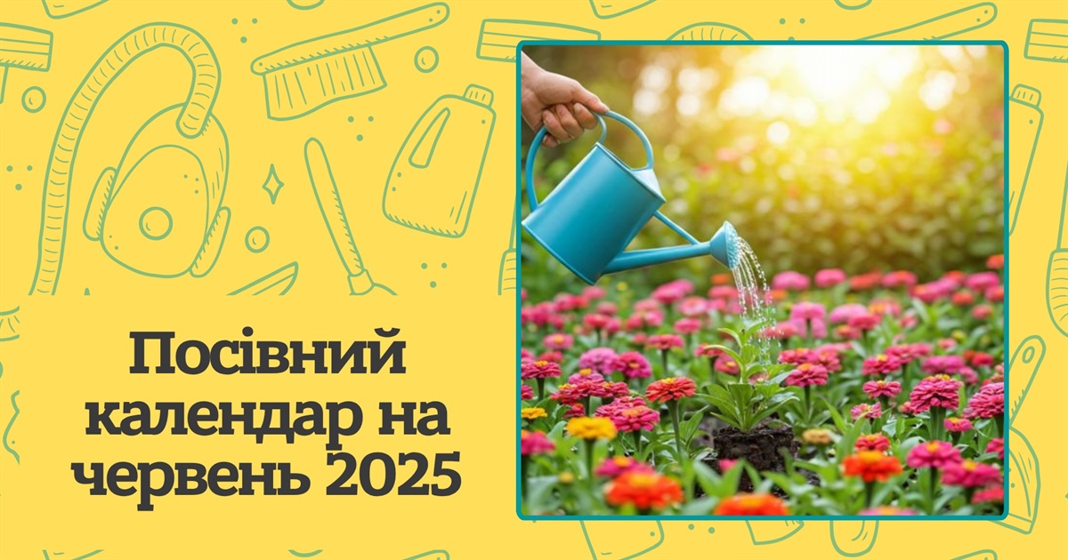 Посівний календар Червень 2025